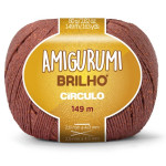 Linha Circulo Amigurumi Brilho 149M Cor 4095 Rum