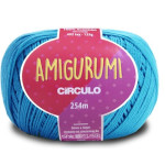 Linha Circulo Amigurumi 254M Cor 2194 Turquesa