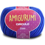 Linha Circulo Amigurumi 254M Cor 2829 Azul Bic