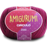 Linha Circulo Amigurumi 254M Cor 3154 Vinho