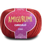 Linha Circulo Amigurumi 254M Cor 3583 Cereja