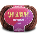 Linha Circulo Amigurumi 254M Cor 7569 Brigadeiro