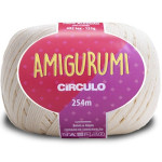 Linha Circulo Amigurumi 254M Cor 8176 Off White