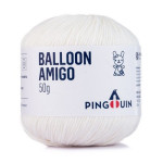 Linha Pingouin Balloon Amigo 50G Cor 0001 - Natural