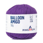 Linha Pingouin Balloon Amigo 50G Cor 0411 - Violeta