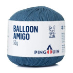 Linha Pingouin Balloon Amigo 50G Cor 7535 - Nautical