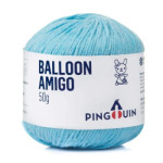 Linha Pingouin Balloon Amigo 50G Cor 9545 - Piscine
