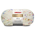 Fio Circulo Confete 500G Cor 8176 Off White