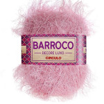 Barbante Circulo Barroco Decore Luxo180M Cor 3526 Rosa Candy