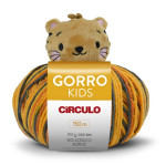 Fio Circulo Gorro Kids 100G Cor 9448 Tigre Cris