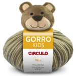 Fio Circulo Gorro Kids 100G Cor 9810 Urso Nico
