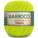 Barbante Circulo Barroco Maxcol 04 338M Cor 5583 Verde Limao