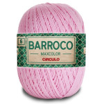 Barbante Circulo Barroco Maxcol 06 452M Cor 3526 Rosa Candy