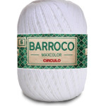 Barbante Circulo Barroco Maxcol 06 452M Cor 8001 Branco