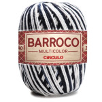 Barbante Circulo Barroco Mult4/6 226M Cor 9016 Zebra