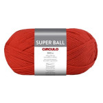 Fio Circulo Super Ball 500G Cor 3583 Fogo Vermelho