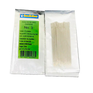 AGULHA IMP CRUZ OURO DARNING N.3 C/20