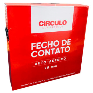 FECHO CIRCULO AUTO AD.25MM 1P C/25M