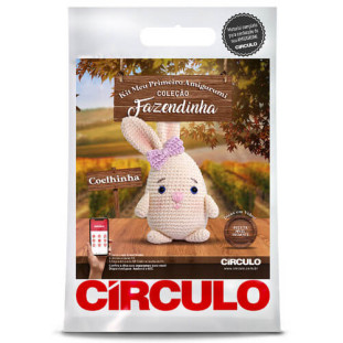 KIT CIRCULO AMIGURUMI FAZENDINHA 1COELHA