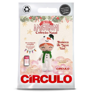 KIT CIRCULO AMIGURUMI NATAL23 4 NEVE