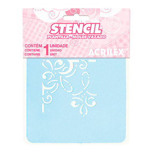 STENCIL ACRILEX 30001 130 X 130 MM