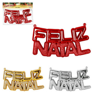 ENF.ART PENDULO GLIT FELIZ NATAL ZC1802