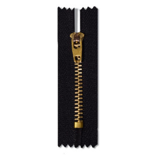 ZIPER CIRCULO METAL N.4 12CM C/10