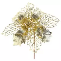 Enf.Cromus 1101348/50 Poinsetia Vaz 20Cm Cor 1101348 Ouro
