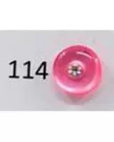 Botao Fis Strass-144 X 18 C/24 Cor 114 Rosa Esc