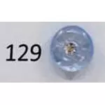 Botao Fis Strass-144 X 18 C/24 Cor 129 Azul Bb