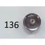 Botao Fis Strass-144 X 18 C/24 Cor 136 Cinza