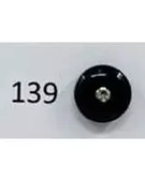 Botao Fis Strass-144 X 18 C/24 Cor 139 Preto