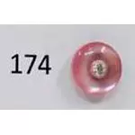 Botao Fis Strass-144 X 18 C/24 Cor 174 Lilas Claro