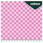 Tecido Estilotex Xadrez 4300 1,40X10M Cor 91 Rosa