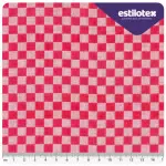 Tecido Estilotex Xadrez 4300 1,40X10M Cor 94 Vermelho