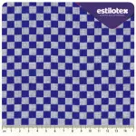 Tecido Estilotex Xadrez 4300 1,40X10M Cor 95 Azul
