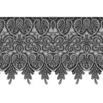Guipure Imp Trader  51884 10Cm C/13,70M Cor 6 Preto
