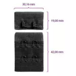 Extensor Terlizzi Ac001-Da160  Duploc/10 Cor 0004 Preto