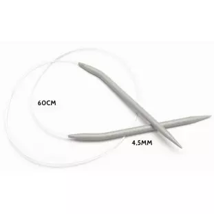 AGULHA CIRCULAR ALUM  4,5MM 60CM