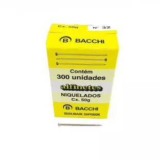 ALFINETE BACCHI ACO NIQUEL.32 C/300