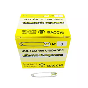 ALFINETE BACCHI SEG NIQUEL. 0 C/100