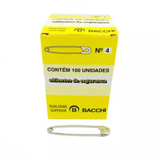 ALFINETE BACCHI SEG NIQUEL.4 C/100