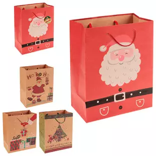 SACOLA ART NATAL 18X23X8 PEQ ZC061