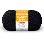 Fio Circulo Candy Baby 100G Cor 8990 - Preto