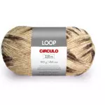 Fio Circulo Loop 100G Cor 9435 - Deserto