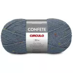 Fio Circulo Confete 500G Cor 2574 Lagoa Azul