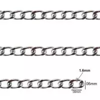 Corrente Nybc 1,6 9X6Mm Mt Cor Niquel
