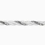 Cordao Sao Jose .01/10F Cor/Metal 10M Cor 63 - Branco Com Prata