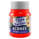 Tinta Acrilex 04140 Tecido 37Ml Cor 507 Vermelho Fogo