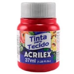 Tinta Acrilex 04140 Tecido 37Ml Cor 509 Verm. Carmim